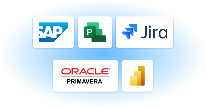 Epicflow integrations with SAP, Jira, Oracle Primavera and other project tools