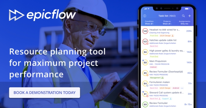 Booking free demonstration of Epicflow multi-project management tool
