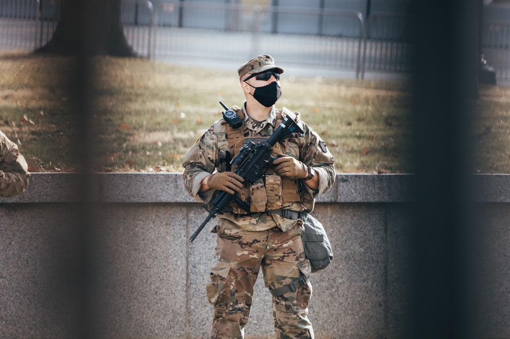 US soldier, Defense