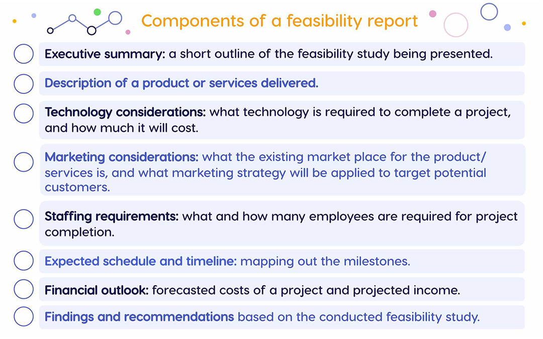 feasibility study components