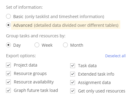 reporting advanced reporting advanced