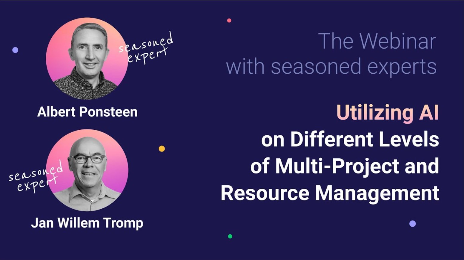 Utilizing AI on Different Levels of Multi-Project and Resource Management